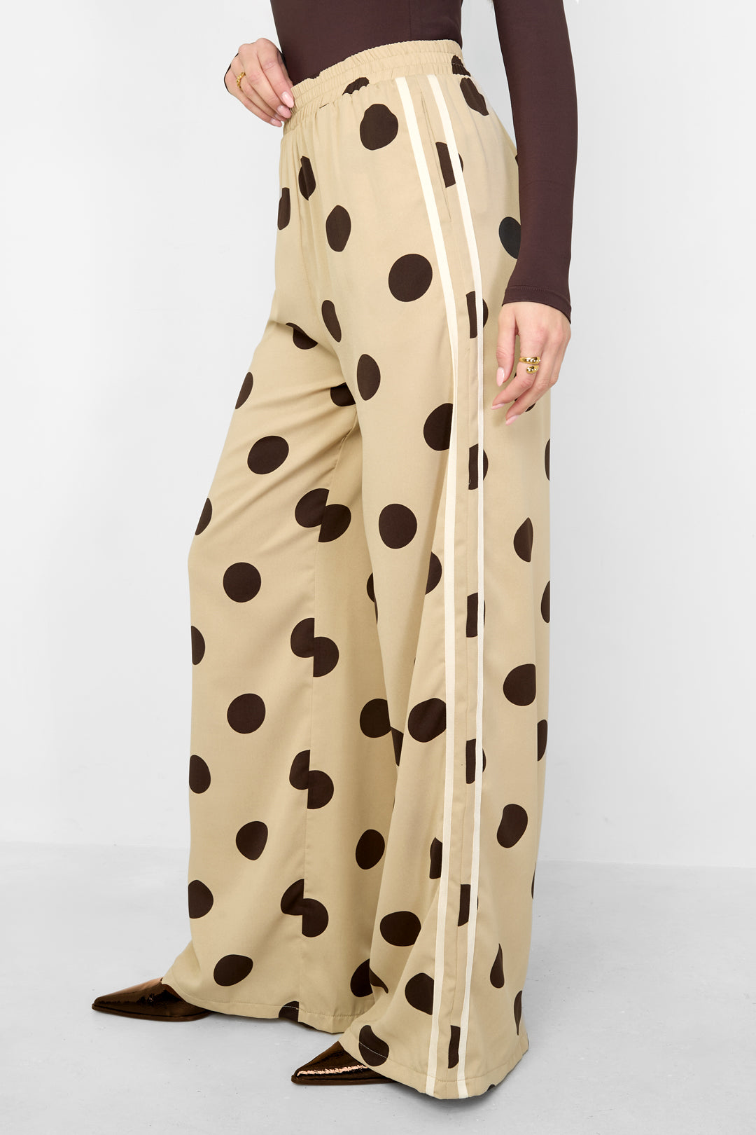 damen hose lyla polkadot | polyester | mehrfarbig