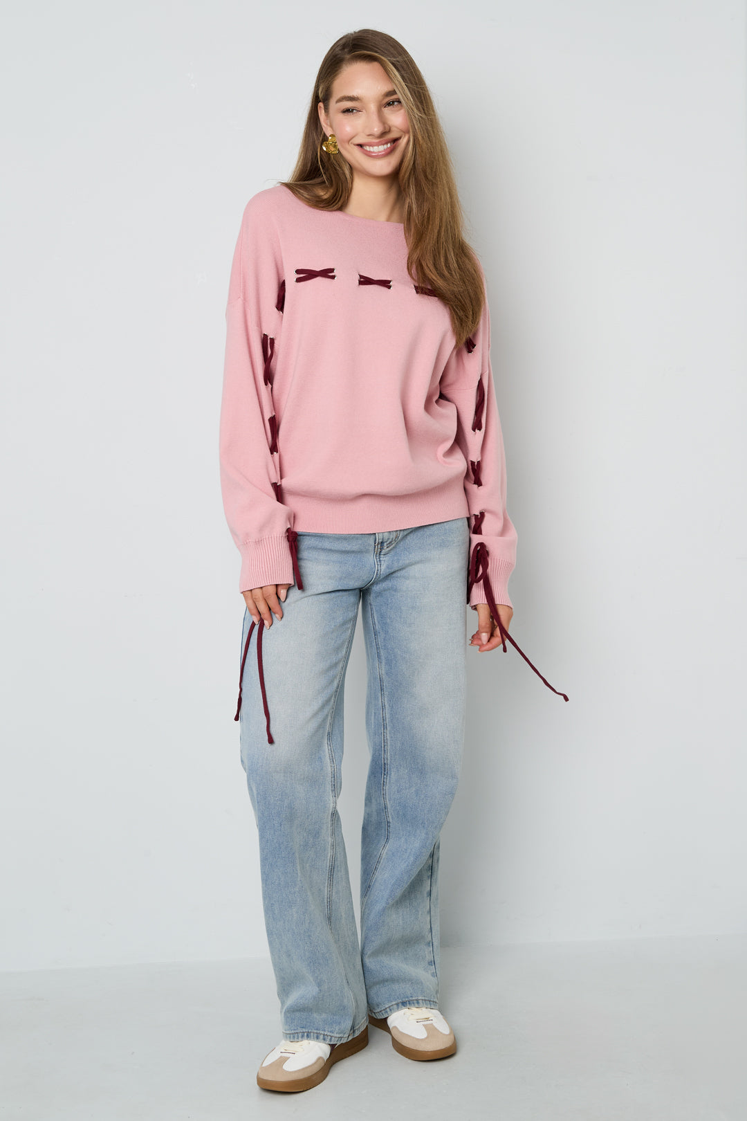 damen pullover viskose farbkontrast | viskose | mehrfarbig