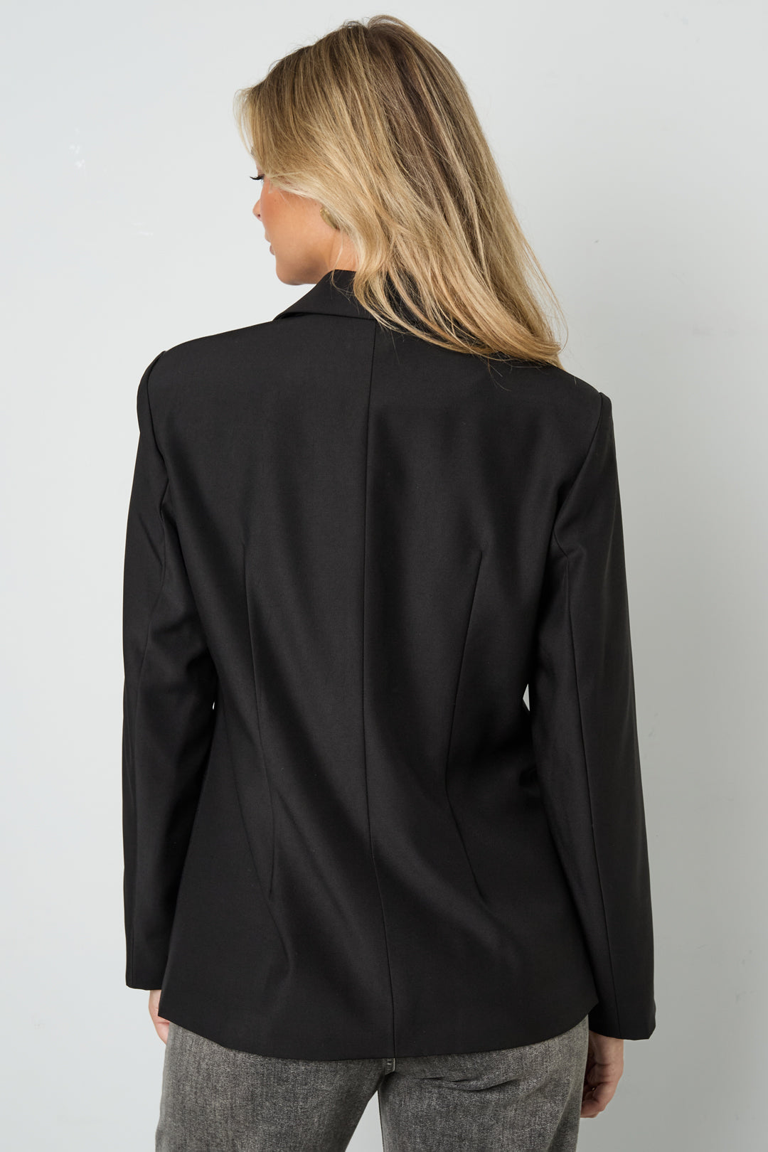 gewebte polyesterfaser damen-anzug elegant einfarbig herbst/winter