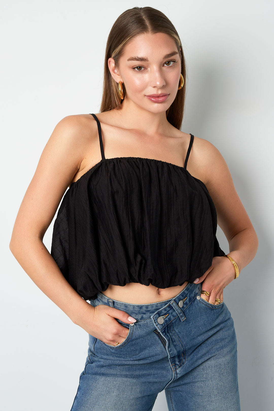 damen top premium ärmellos | polyester | mehrfarbig