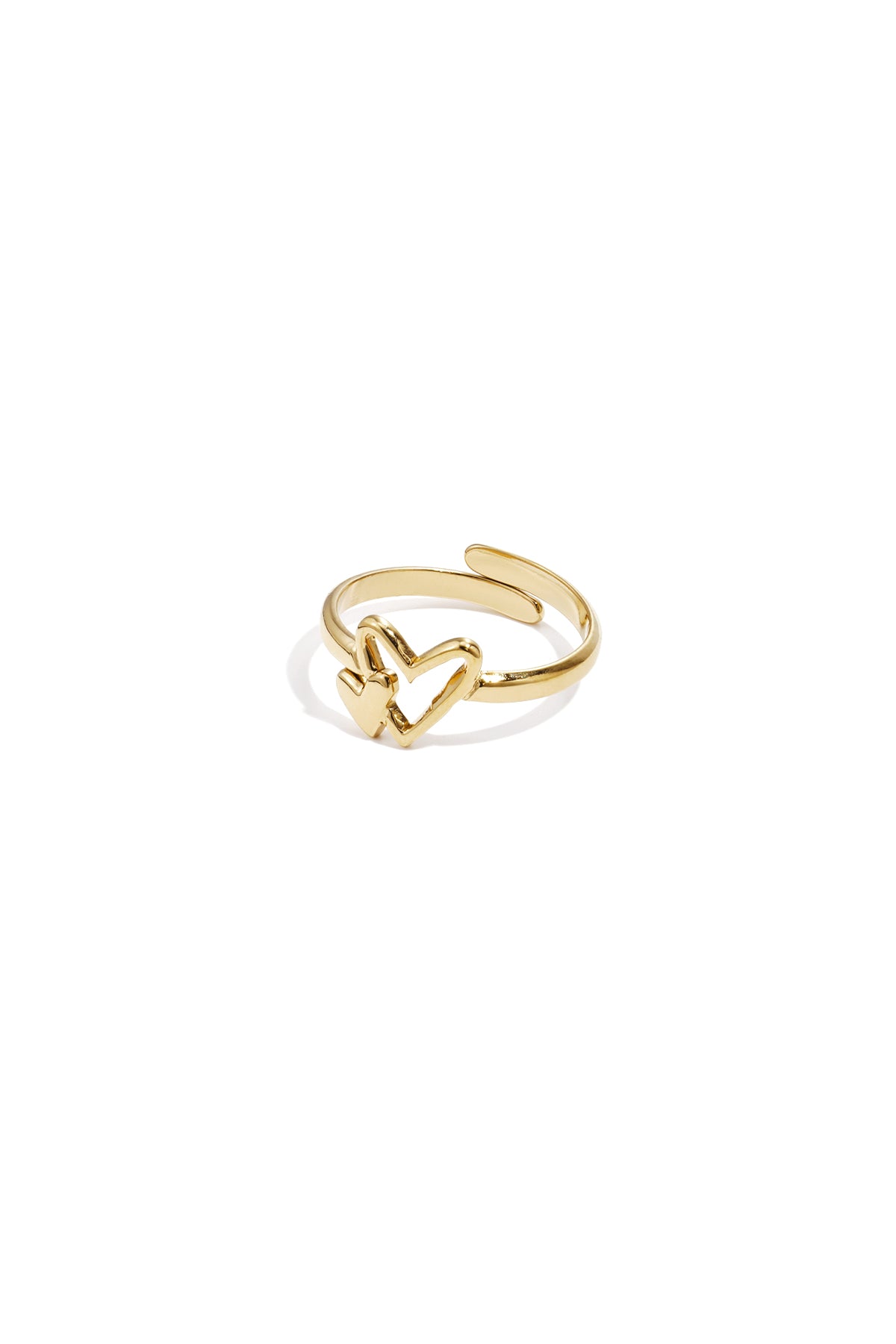 ring mit herzen