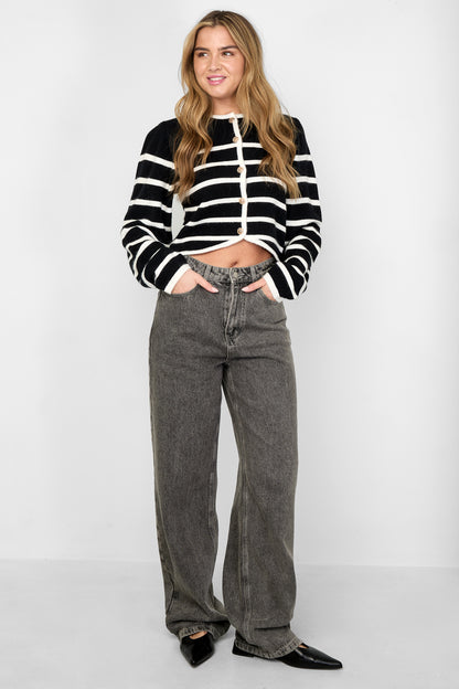 Damen Pullover Streifen Sommer | Acryl | Mehrfarbig