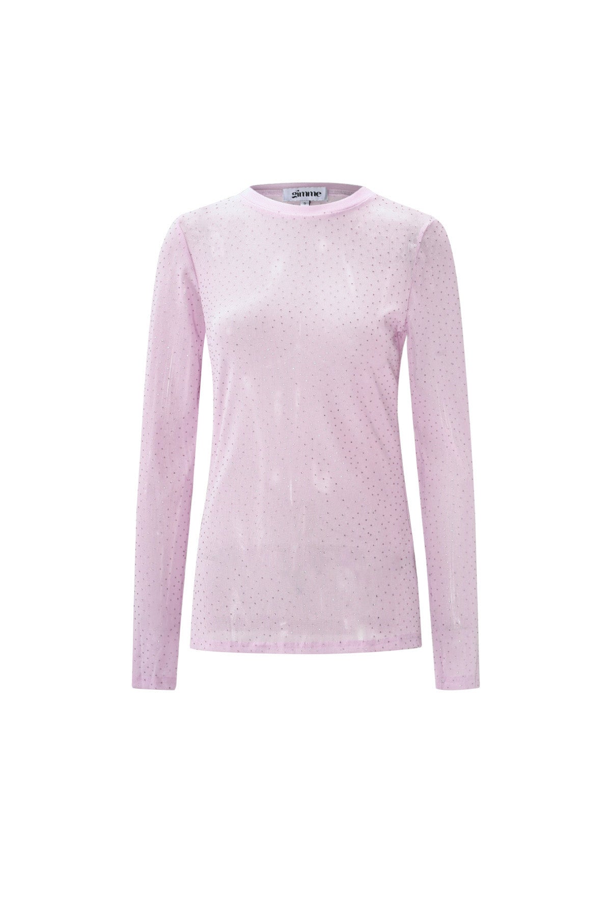damen langarmshirt transparent | polyester | mehrfarbig