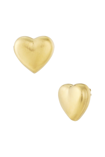 Damen Ohrstecker Herz Basis | Edelstahl | Gold & Silber