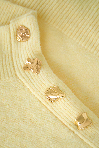 Damen Rollkragenpullover Gestrickt | Polyester | Mehrfarbig