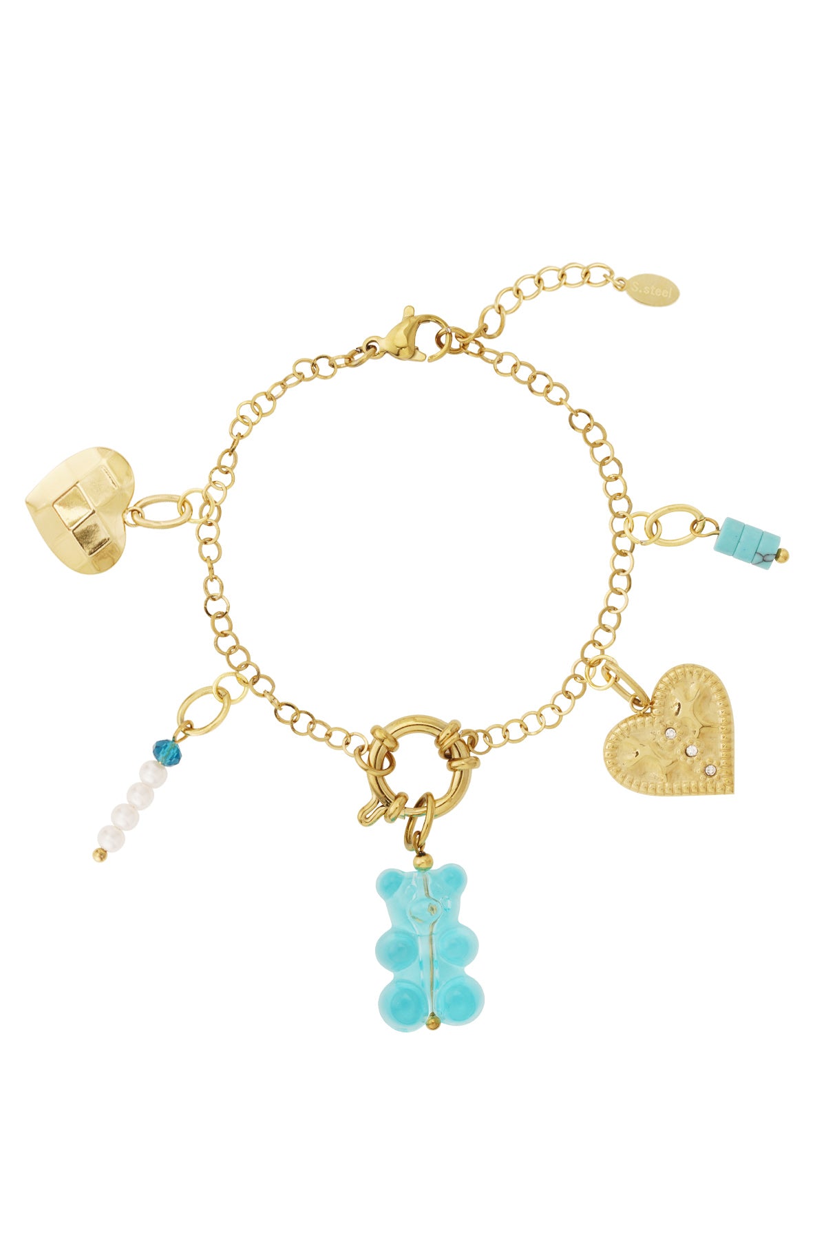 Damen Armband Gummibaerchen | Vergoldet | Goldfarbe