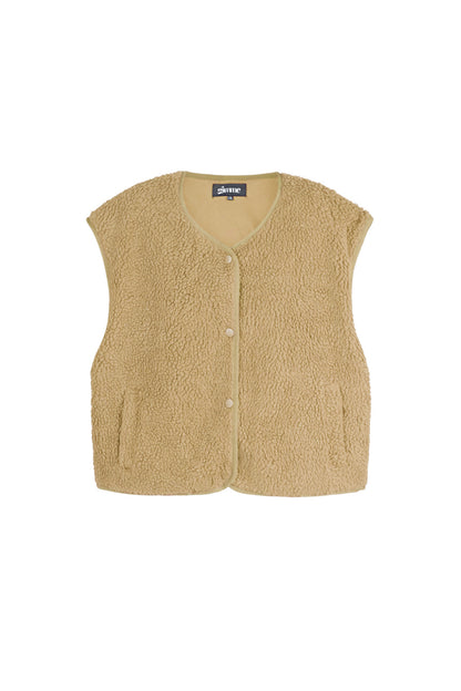Damen Weste Unifarben Elegant | Polyester | Mehrfarbig