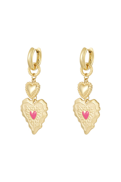 Edelstahl Tropfen Ohrringe Herz Casual Täglich Einfache Serie frauen schmuck