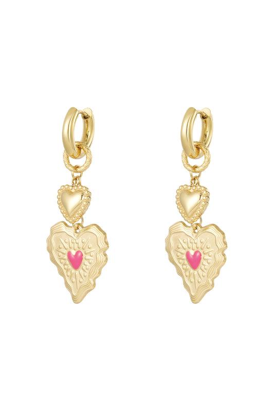Edelstahl Tropfen Ohrringe Herz Casual Täglich Einfache Serie frauen schmuck