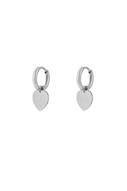 Damen Ohrstecker Herz Subtil | Edelstahl | Gold & Silber