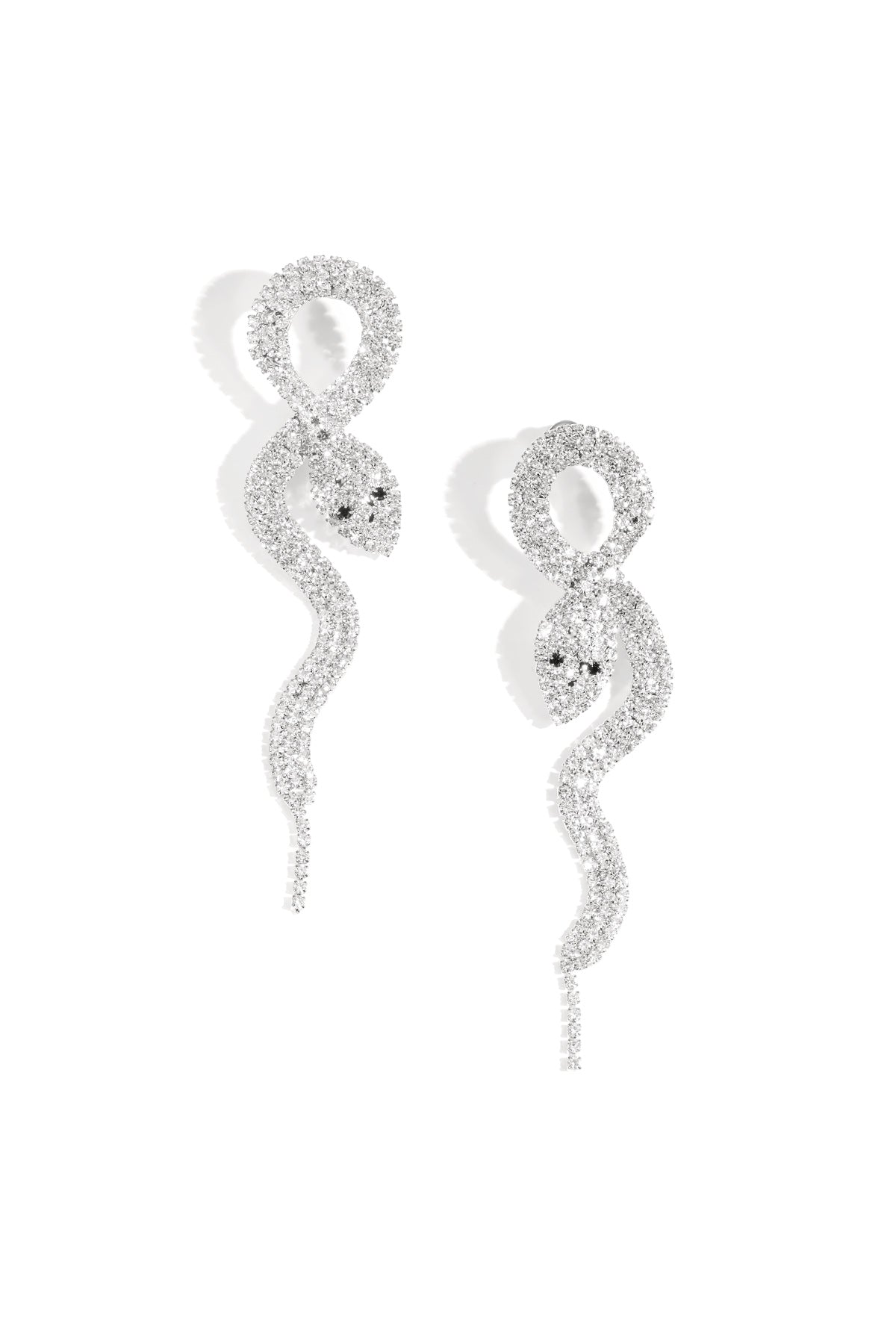 damen ohrhaenger schlange | kupfer | gold & silber