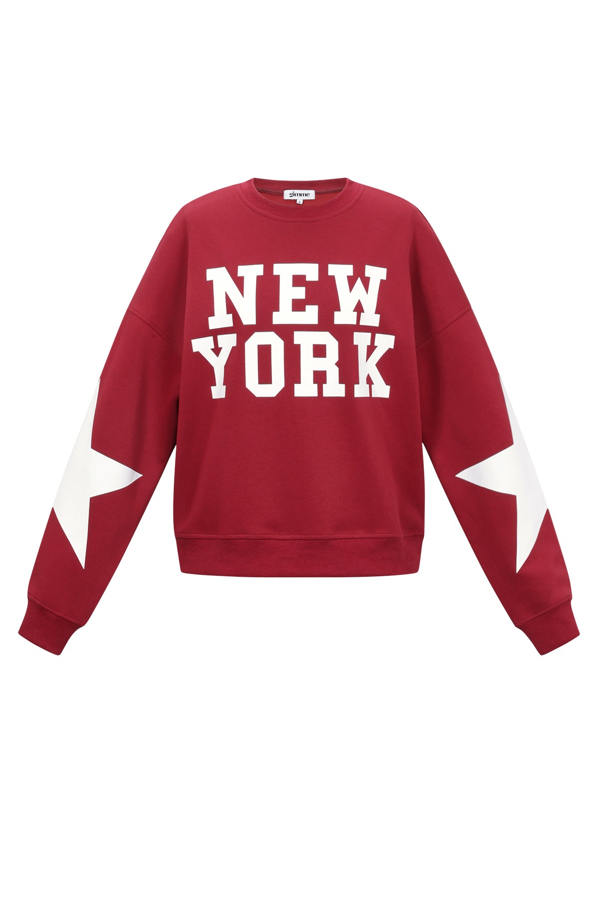 Damen Pullover New York Stern | Baumwolle | Mehrfarbig