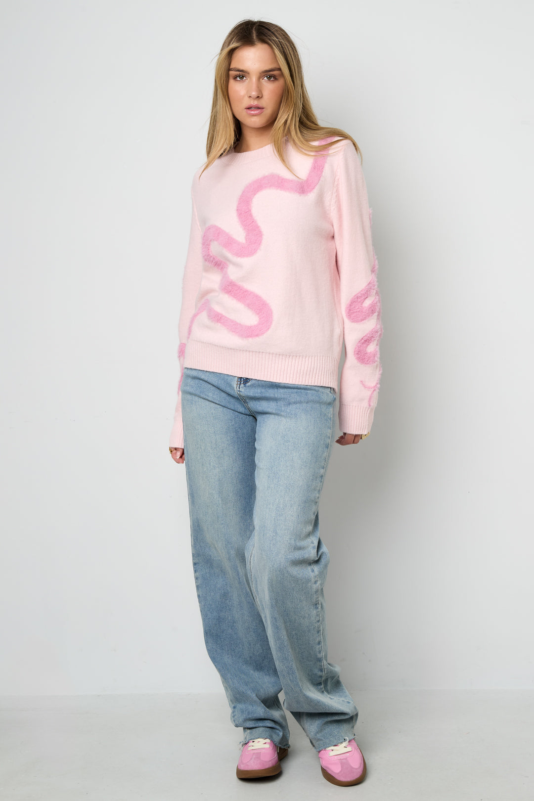 Damen Strickpullover Luxus | Polyester | Mehrfarbig