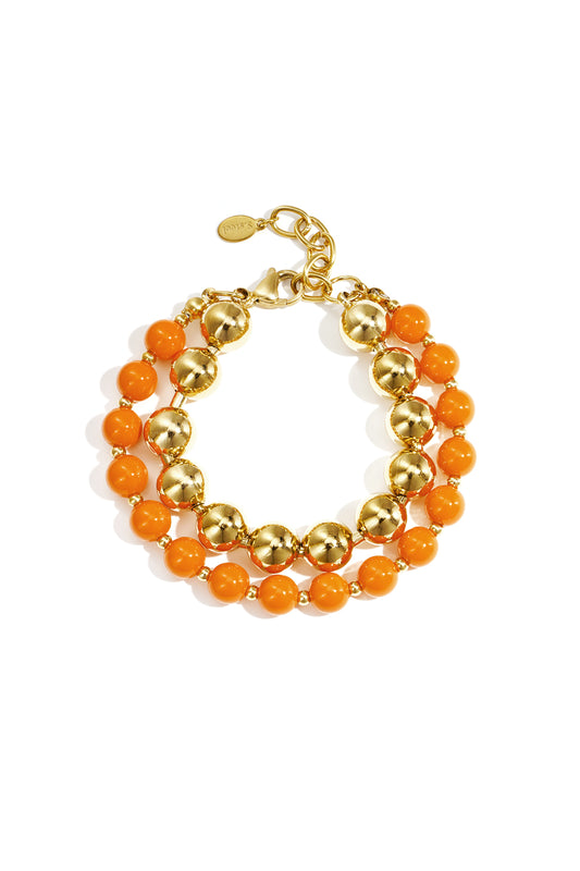 Gliederarmbänder aus Perlen