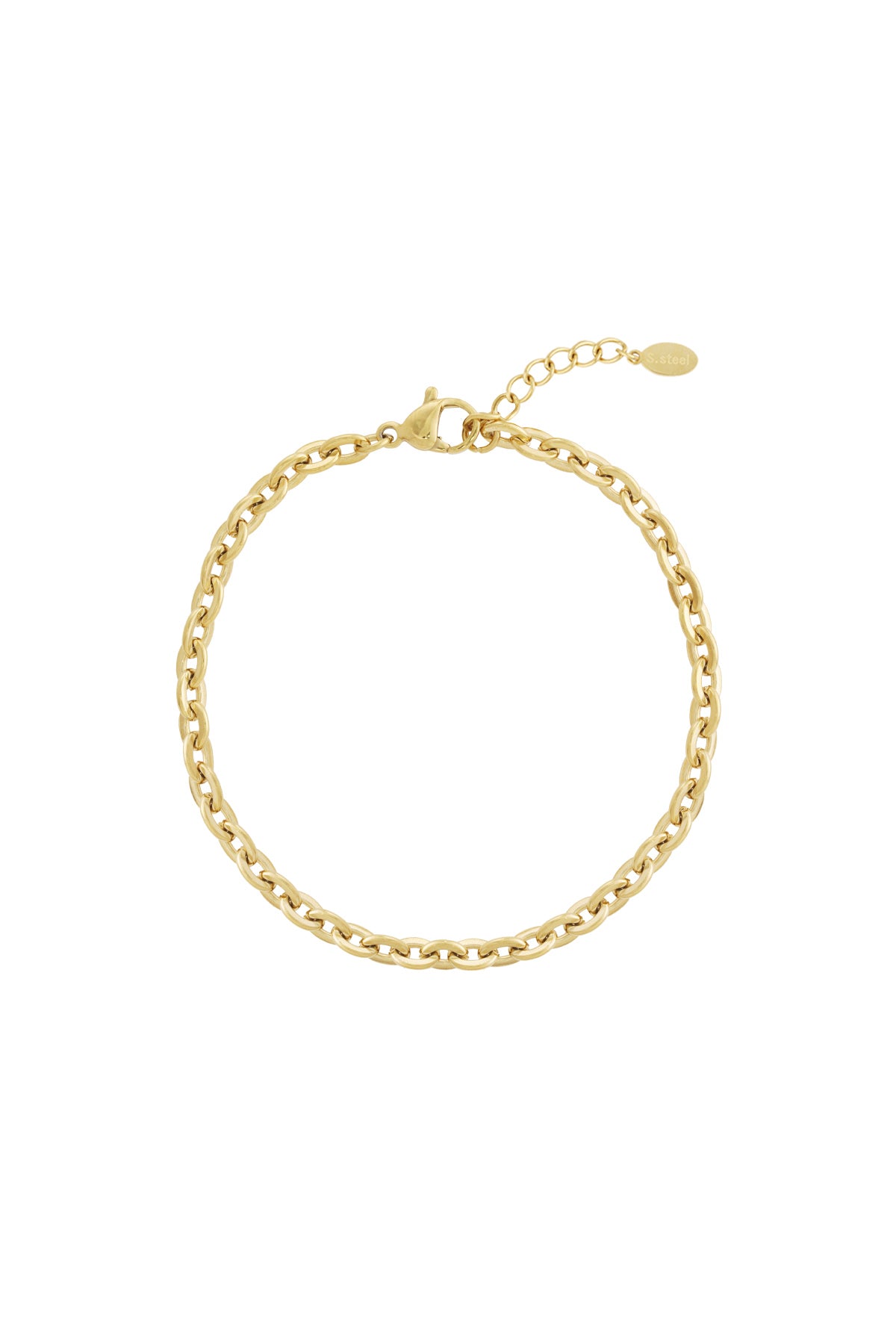 Damen Armband Kette Elegant | Edelstahl | Goldfarbe