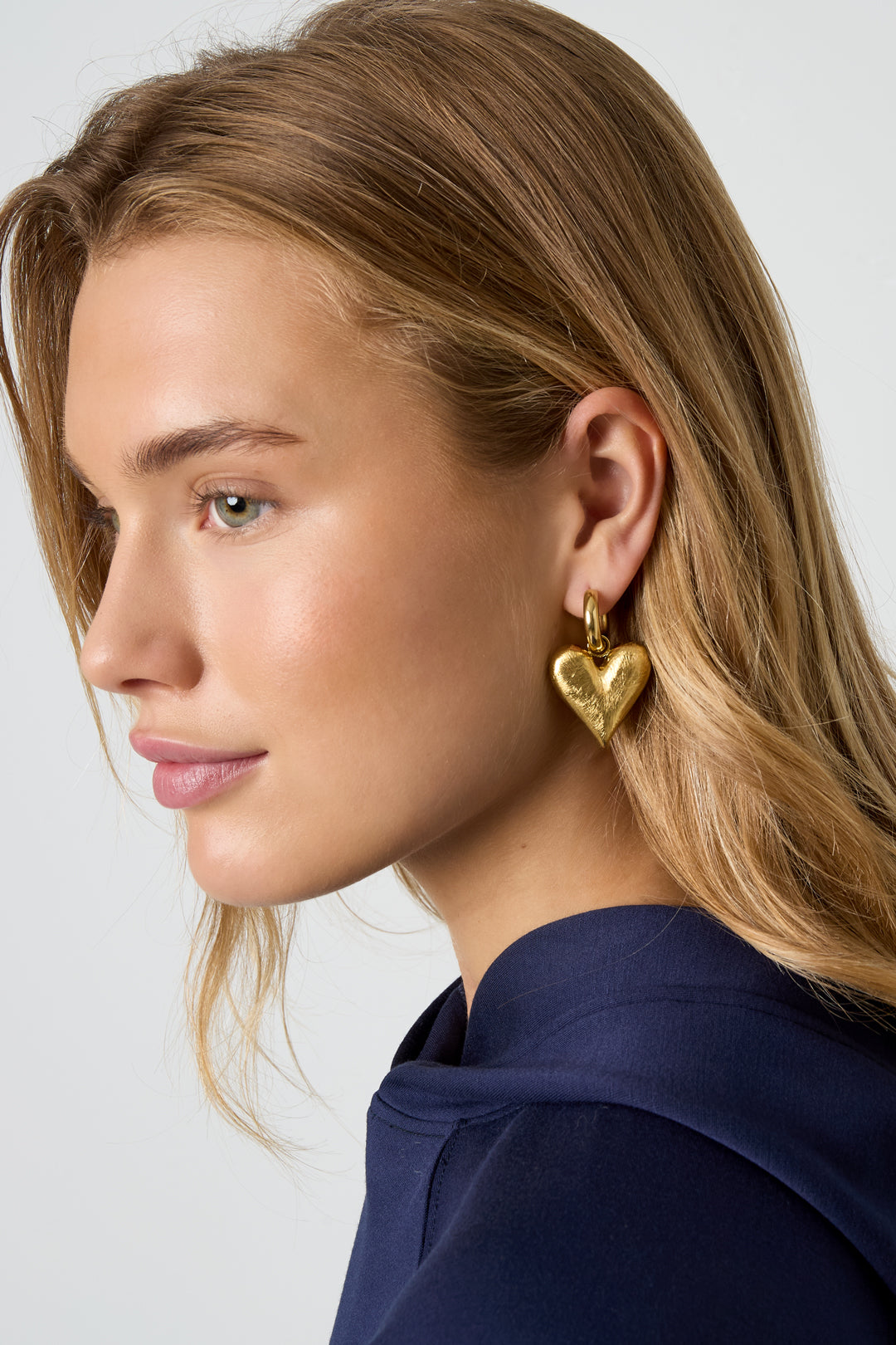 Damen Ohrhänger Herz-Tropfen | Edelstahl | Gold & Silber