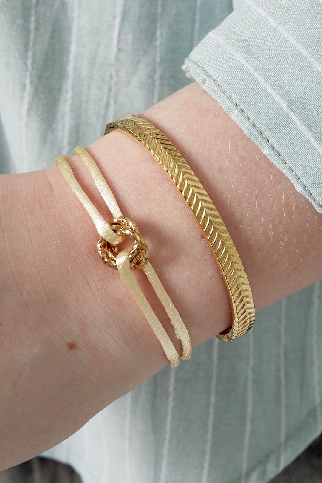 sunny day knotenarmband