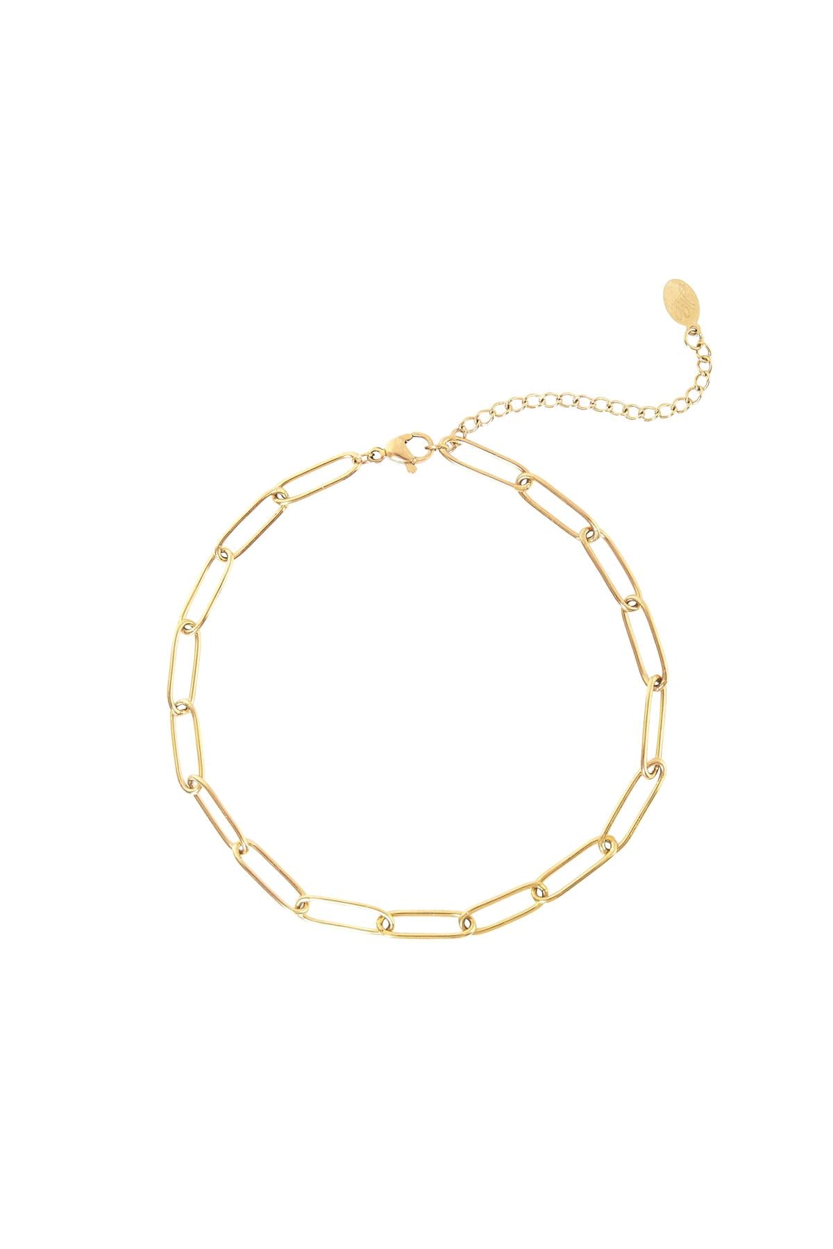 Damen Fußkette Gliederkette | Edelstahl | Goldfarbe & Silberfarbe