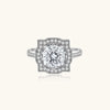 Regina Ring – Moissanit, 925er Silber