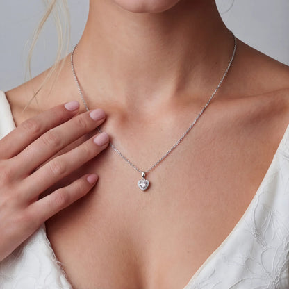 Amara Halskette – Moissanit, 925er Silber