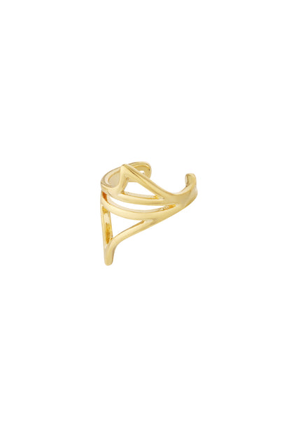 Damen Ohrmanschetten Geometrisch | Kupfer | Goldfarbe & Silberfarbe