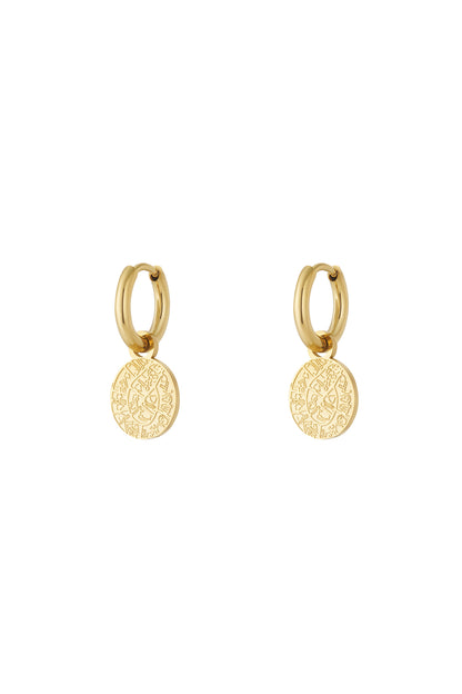 Damen Ohrringe Horoskop | Edelstahl | Goldfarbe