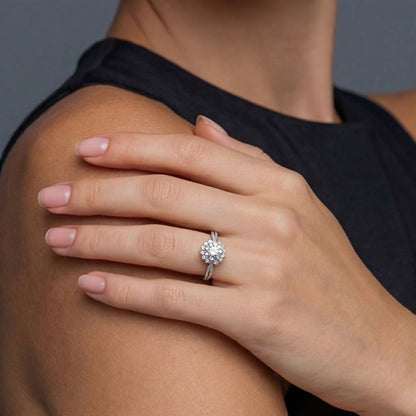 Stella Ring – Moissanit, 925er Silber