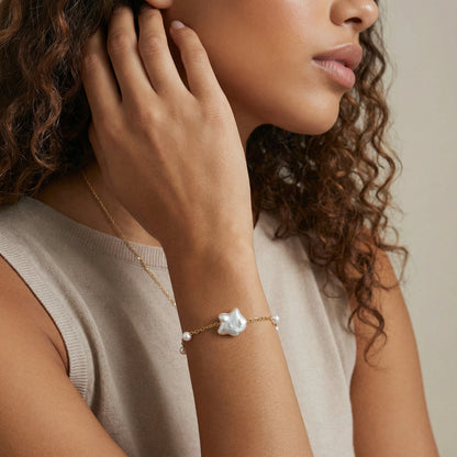 Giselle Armband – Perle, vergoldetes 925er Silber