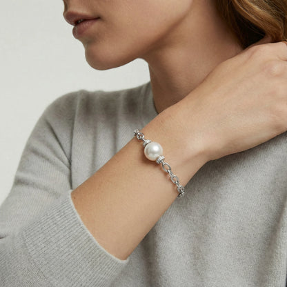 Ondine Armband – Perle, 925er Silber