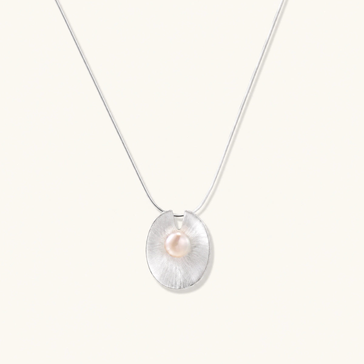 perlina halskette – perle, 925er silber – ansicht 1