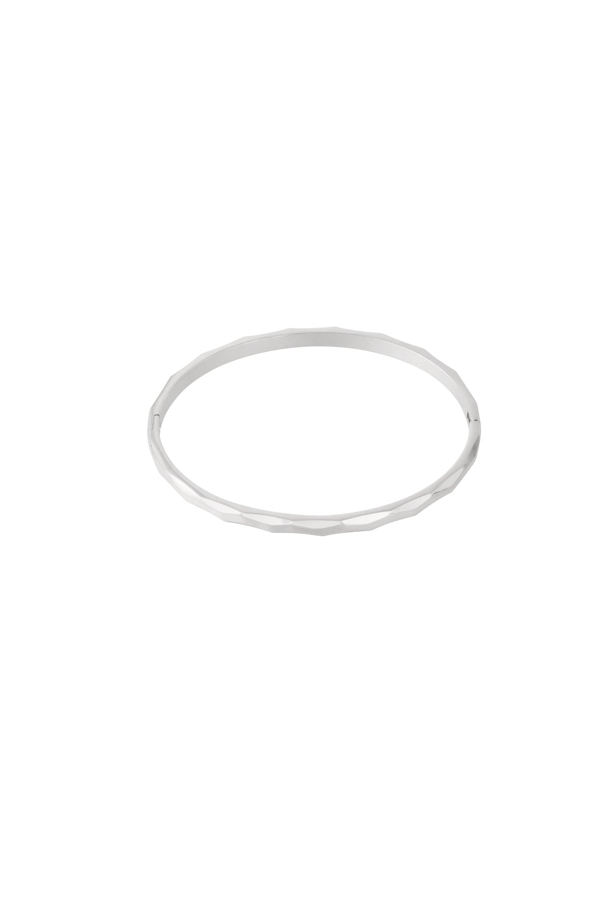 Damen Armreif Geometrisch Laessig | Edelstahl | Goldfarbe