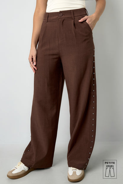 Damen Weithose Herbst | Polyester | Braun
