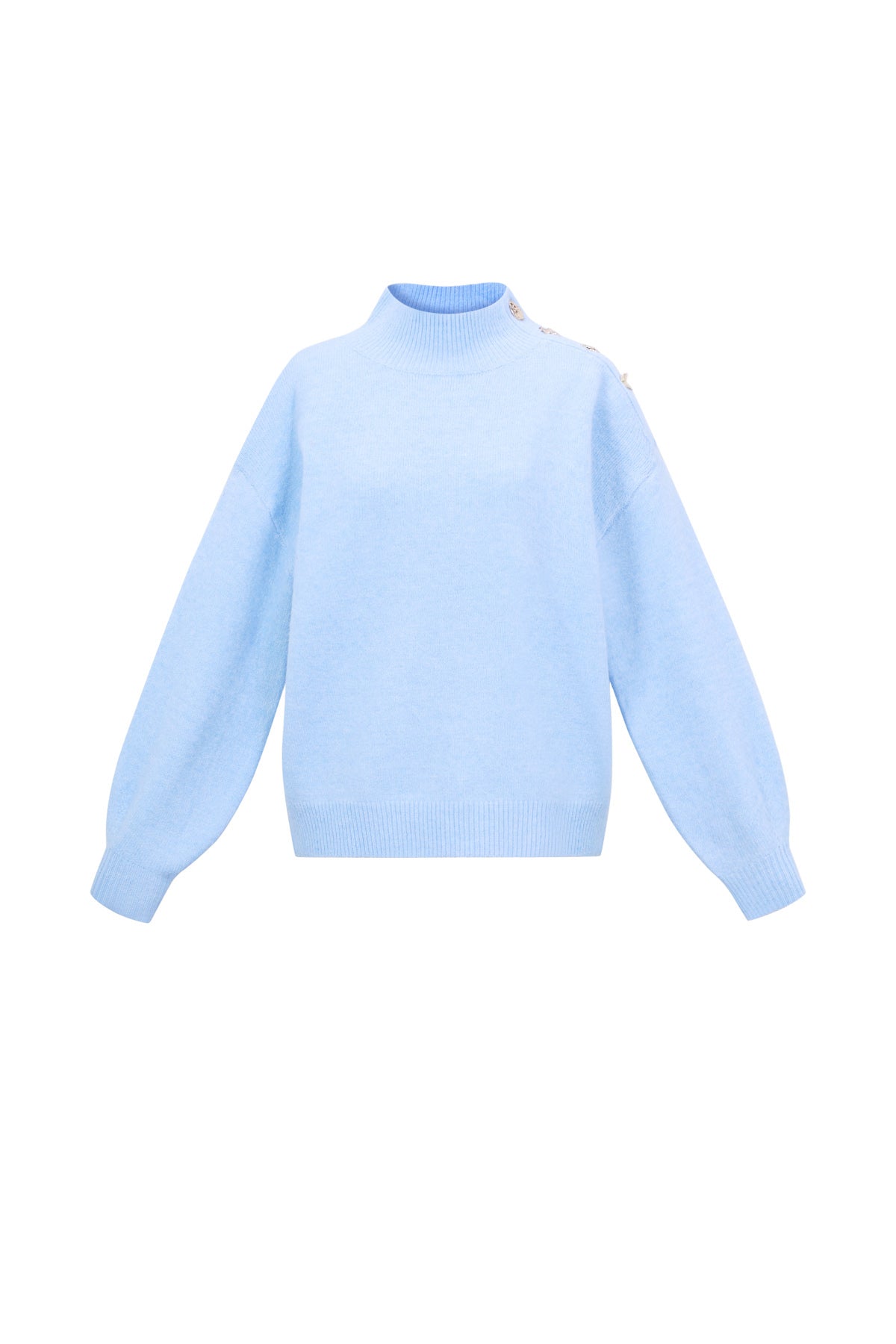Damen Rollkragenpullover Gestrickt | Polyester | Mehrfarbig