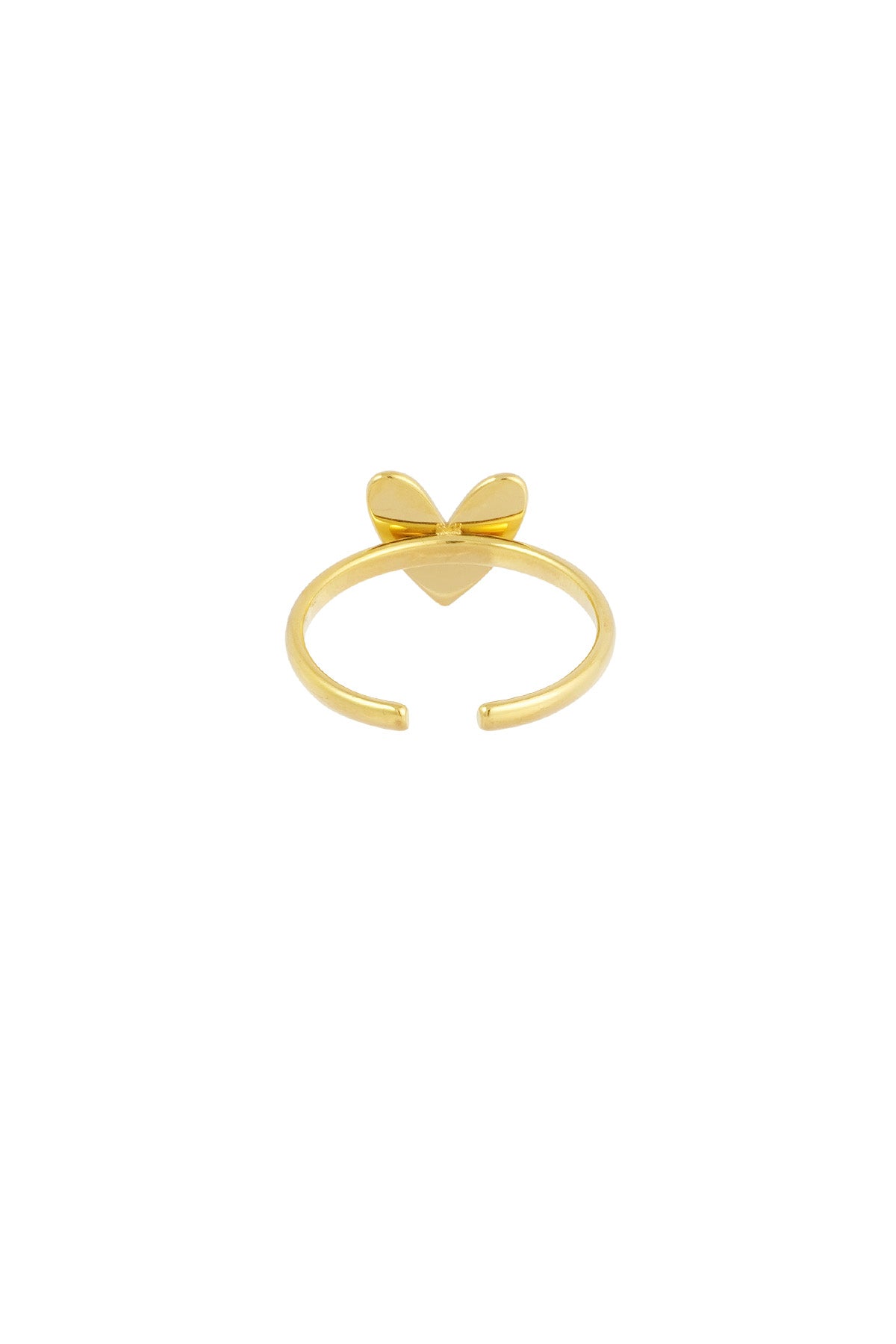 damen ring liebe klassisch | edelstahl | goldfarbe & silberfarbe