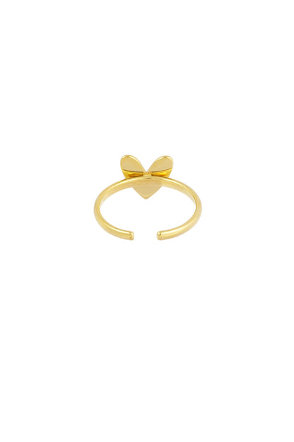 Damen Ring Liebe Klassisch | Edelstahl | Goldfarbe & Silberfarbe
