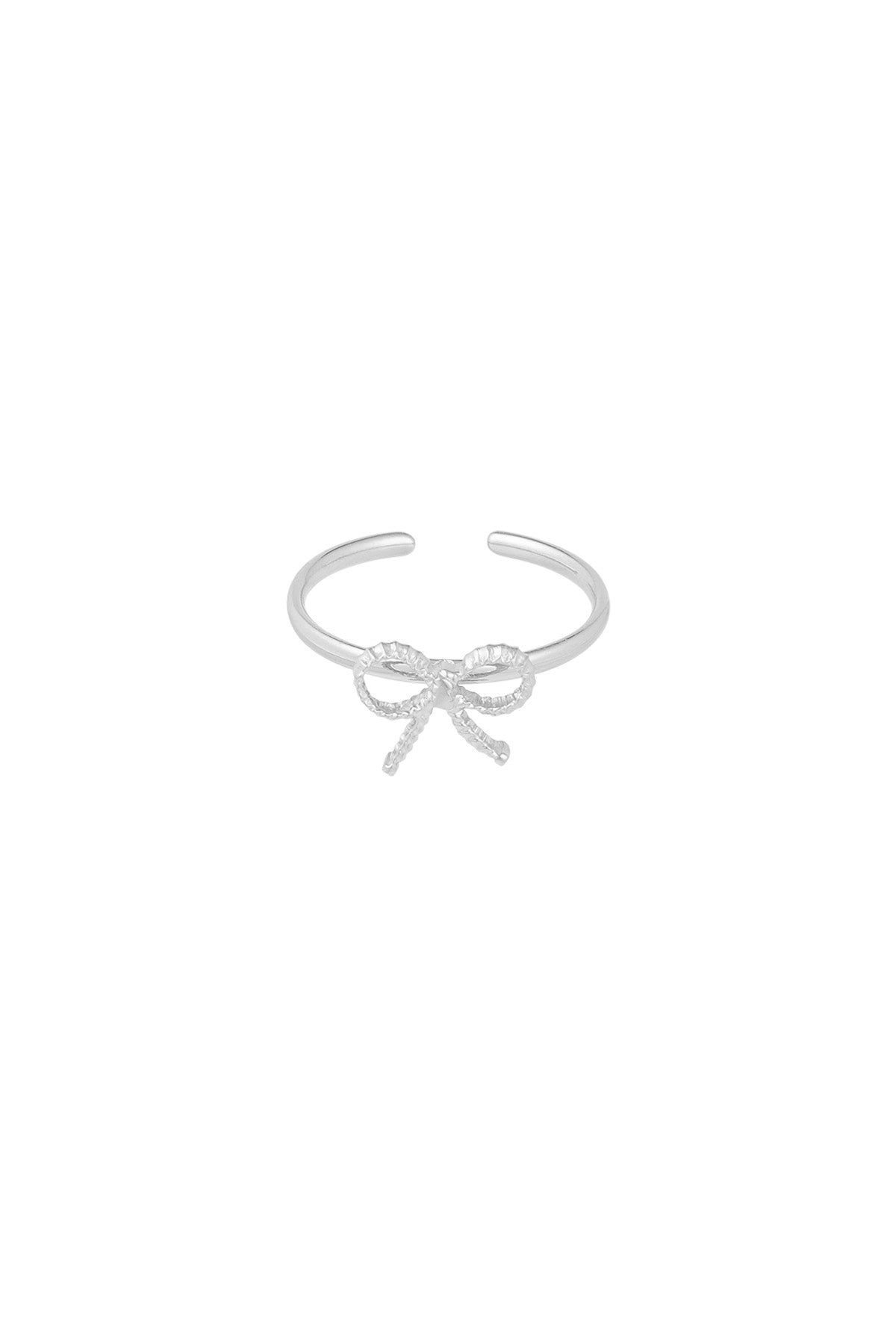 damen ring schleife basic | edelstahl | goldfarbe