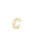 Damen Ring Sternenmuster | Edelstahl | Goldfarbe & Silberfarbe