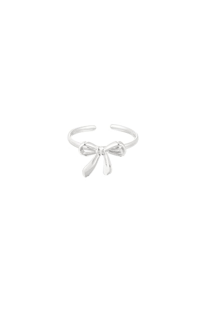 Damen Ring Schleife Traum | Edelstahl | Goldfarbe & Silberfarbe