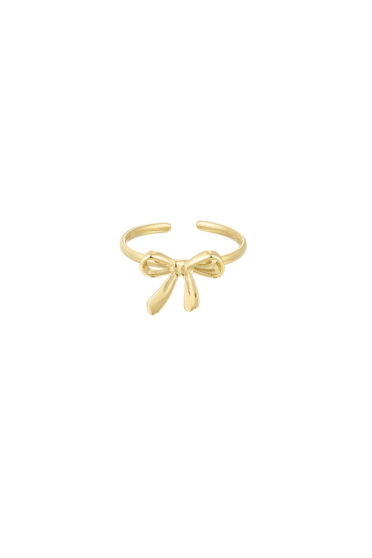 damen ring schleife traum | edelstahl | goldfarbe & silberfarbe