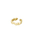 Damen Ring Herz Luxus | Edelstahl | Goldfarbe
