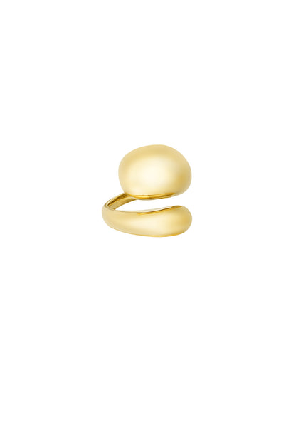 Damen Ring Verbundene Seele | Edelstahl | Goldfarbe
