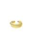 Damen Ring Dreifach Gestapelt | Edelstahl | Goldfarbe