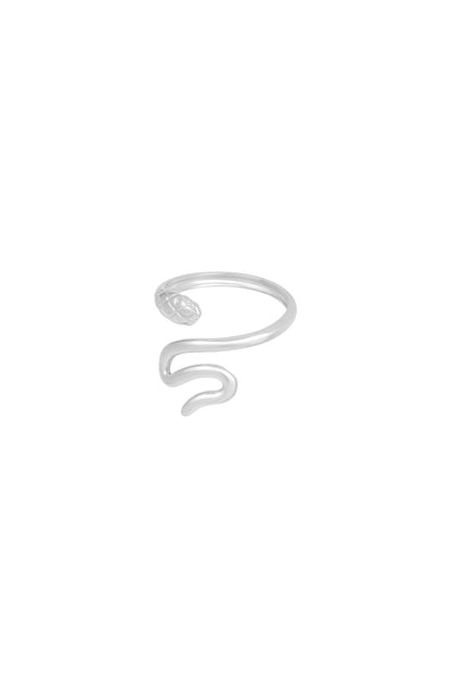 Damen Ring Schlange | Edelstahl | Goldfarbe