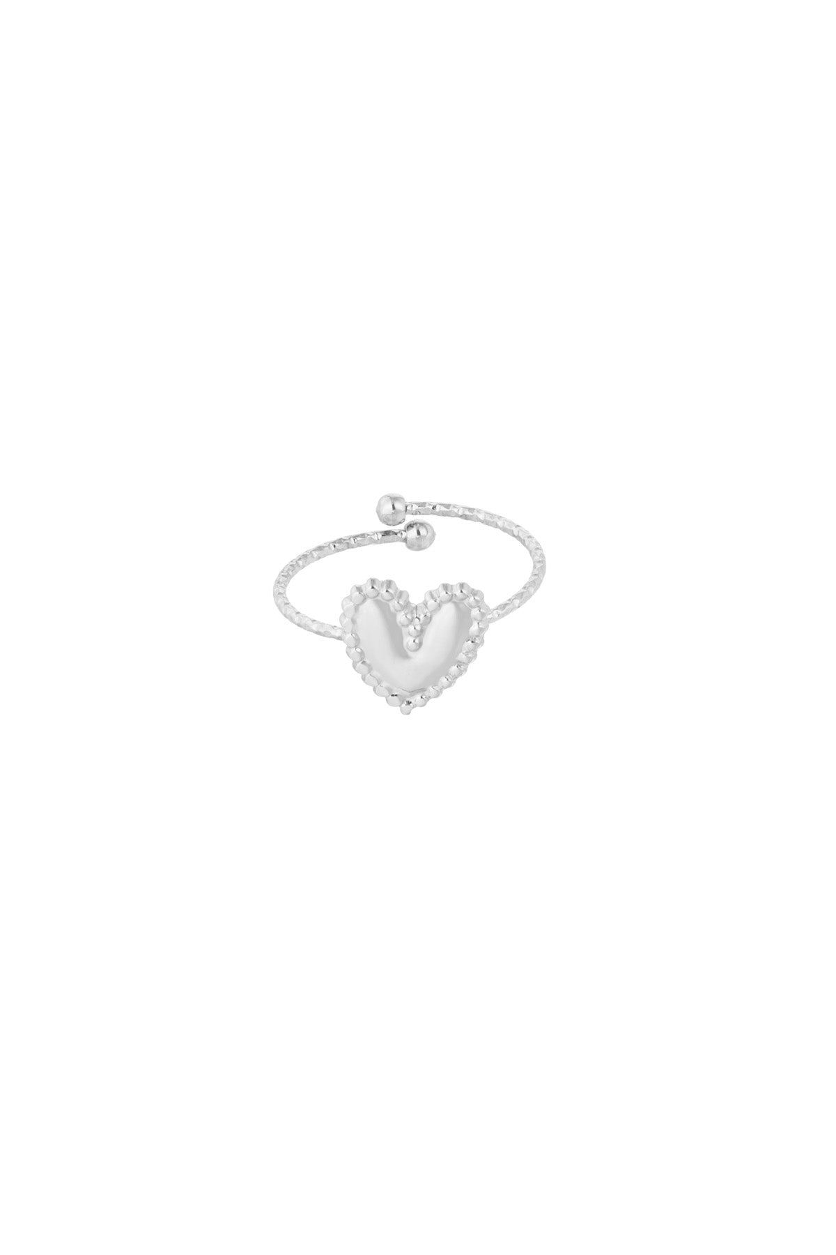 Damen Ring Herz Liebhaberin | Edelstahl | Goldfarbe & Silberfarbe