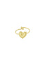 Damen Ring Herz Liebhaberin | Edelstahl | Goldfarbe & Silberfarbe