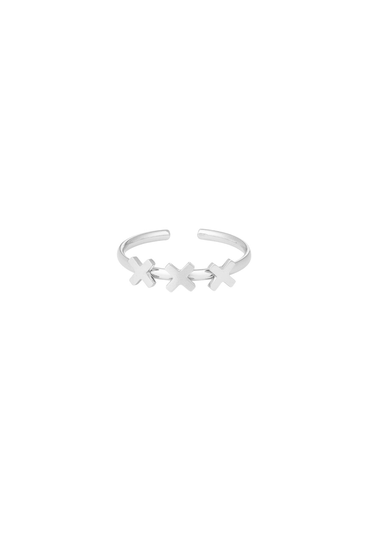 Damen Ring Amsterdam | 304S-Edelstahl | Goldfarbe & Silberfarbe