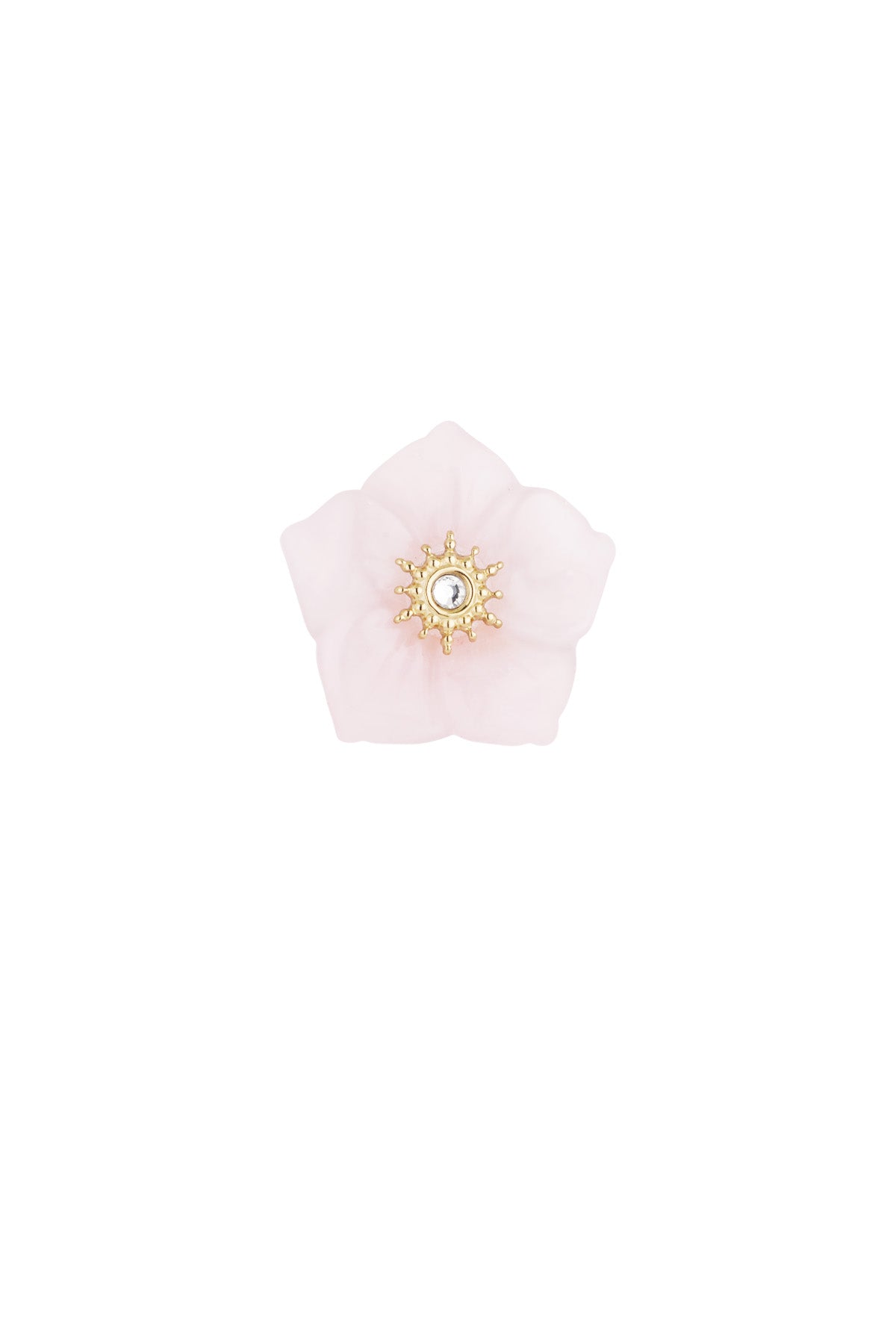 damen ring blume elegant | 304s-edelstahl | goldfarbe