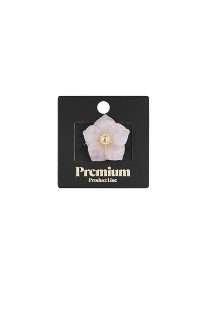 Damen Ring Blume Elegant | 304S-Edelstahl | Goldfarbe