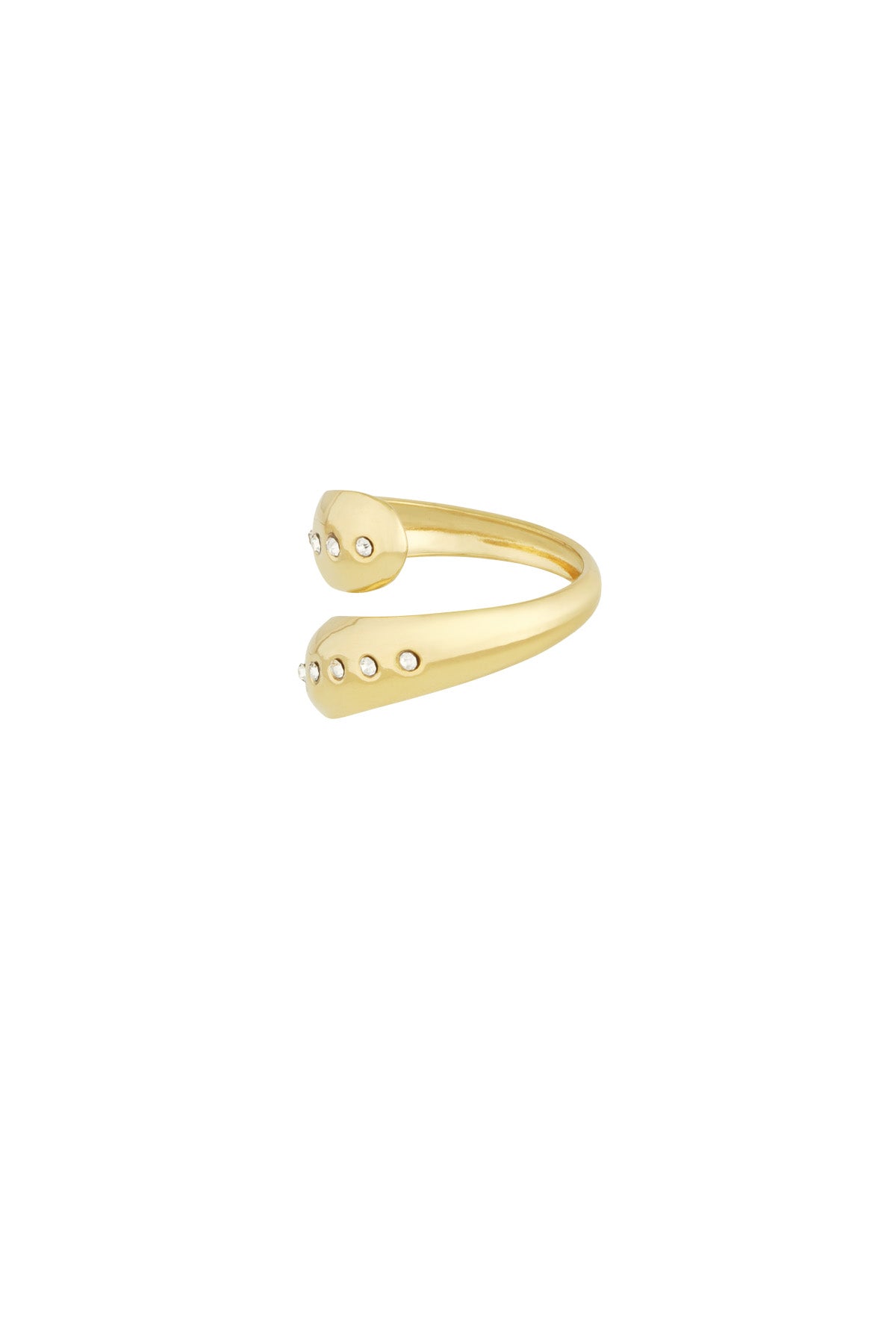 damen ring luxus | edelstahl | goldfarbe