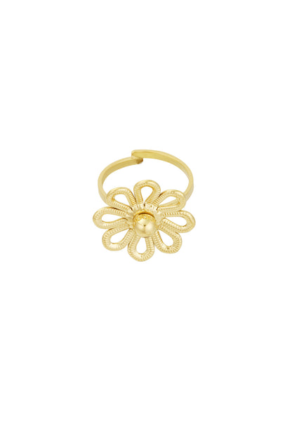 Ring Happy Flower - Goldfarben
